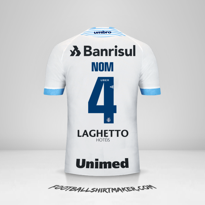 Maillot Gremio 2018 Extérieur -  nom - 4