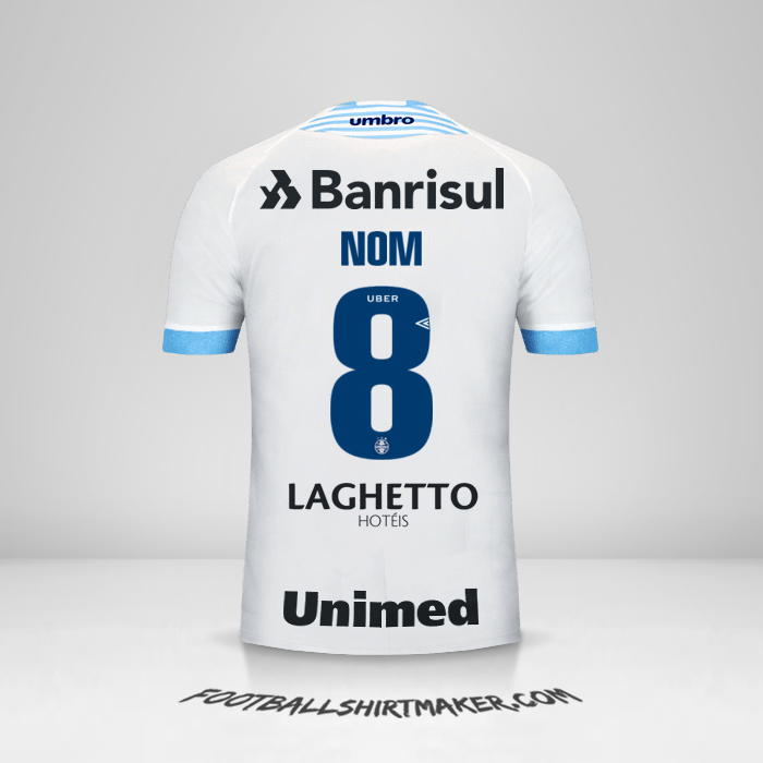 Maillot Gremio 2018 Extérieur -  nom - 8