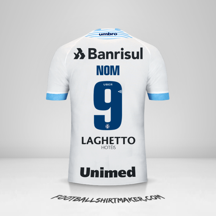 Maillot Gremio 2018 Extérieur -  nom - 9