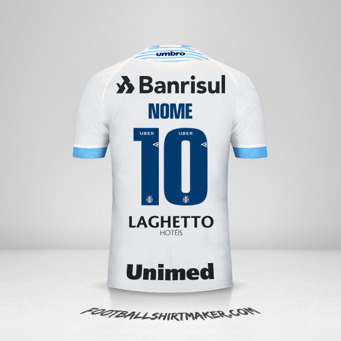 Camisa Gremio 2018 Alternativa -  nome - 10