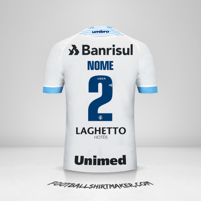 Maglia Gremio 2018 Seconda -  nome - 2