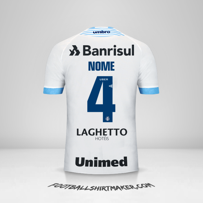 Camisola Gremio 2018 Alternativa -  nome - 4
