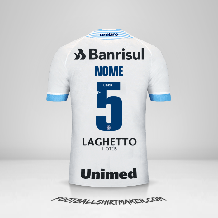 Camisola Gremio 2018 Alternativa -  nome - 5
