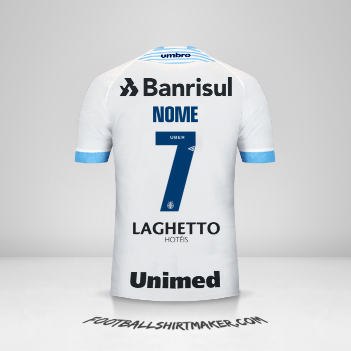 Camisola Gremio 2018 Alternativa -  nome - 7