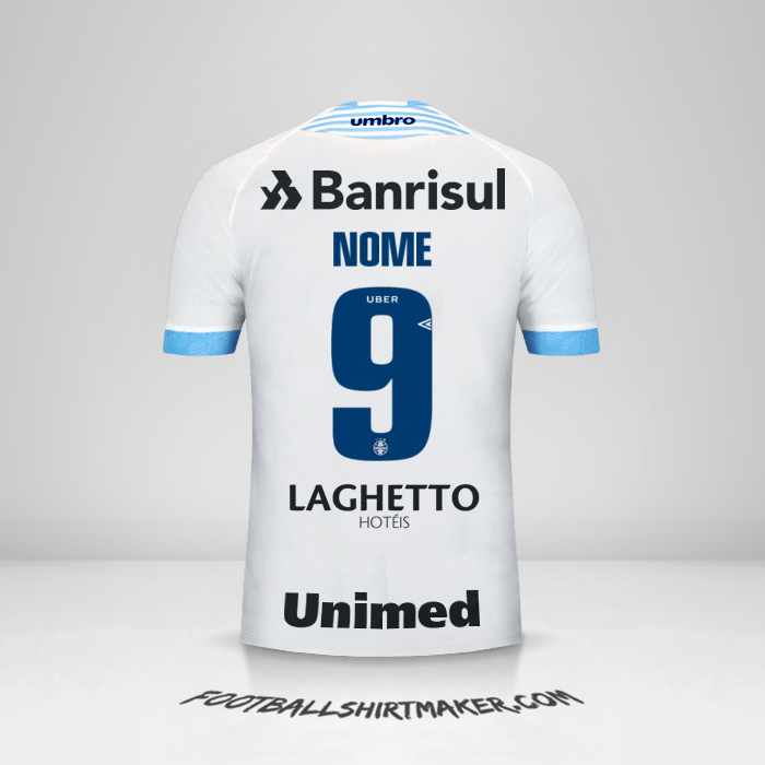 Camisola Gremio 2018 Alternativa -  nome - 9