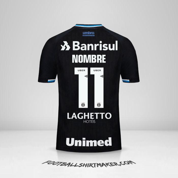 Jersey Gremio 2018 Tercera -  nombre - 11