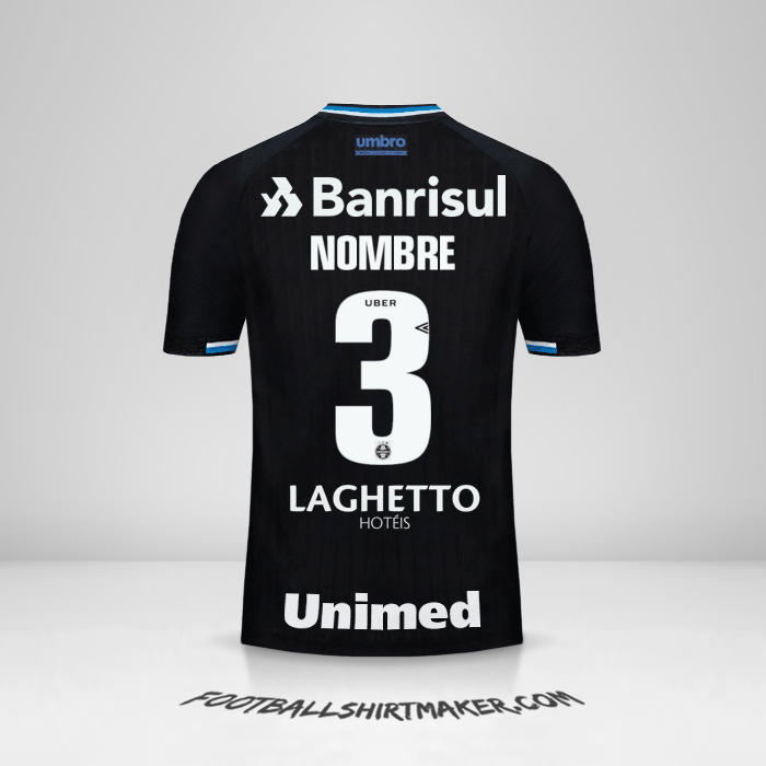 Jersey Gremio 2018 Tercera -  nombre - 3