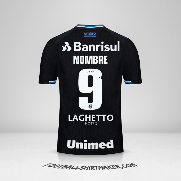 Jersey Gremio 2018 Tercera -  nombre - 9