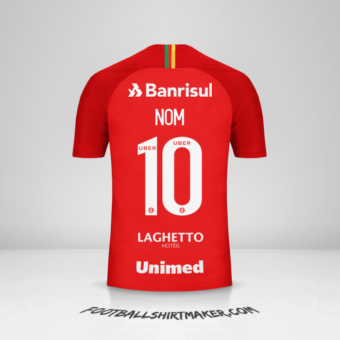 Maillot Internacional 2018/19 -  nom - 10