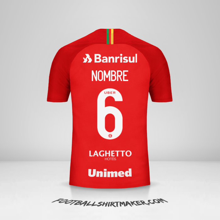 Jersey Internacional 2018/19 -  nombre - 6
