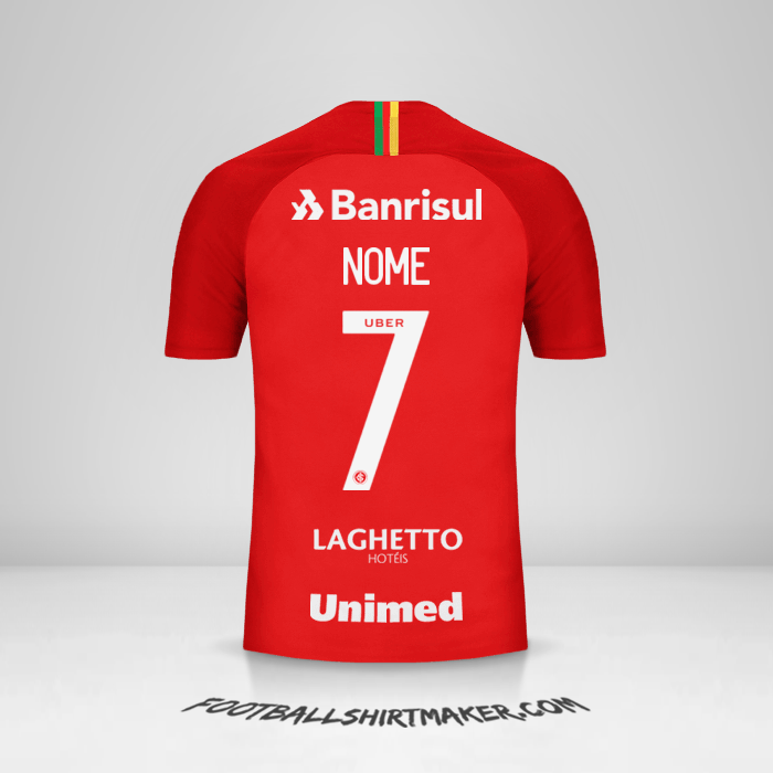 Camisa Internacional 2018/19 -  nome - 7