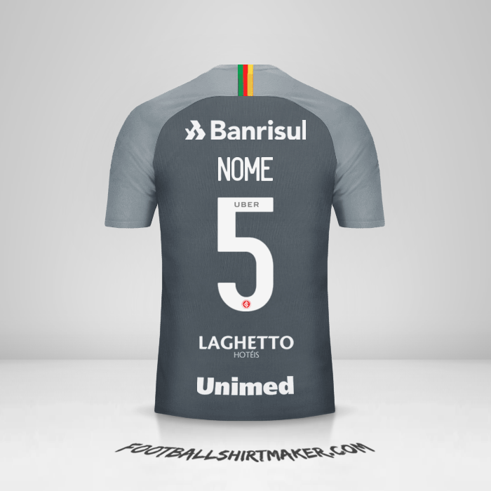 Camisa Internacional 2018/19 Terceira -  nome - 5