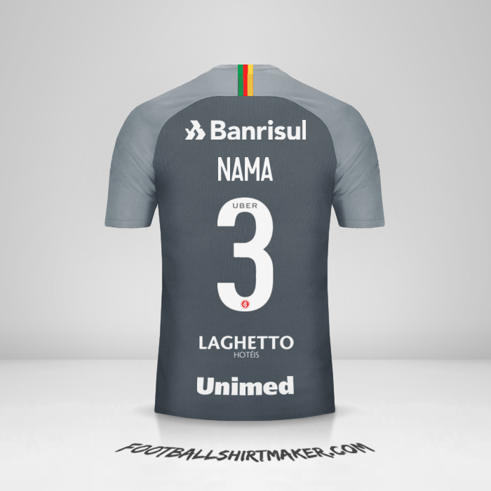 Jersey Internacional 2018/19 Ketiga -  nama - 3