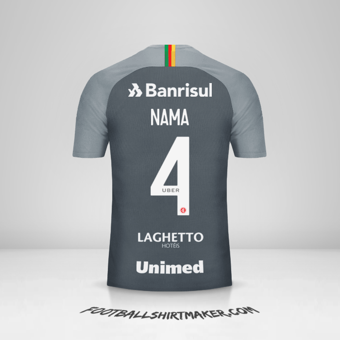 Jersey Internacional 2018/19 Ketiga -  nama - 4