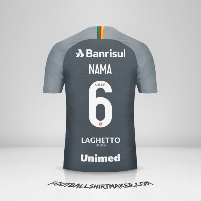 Jersey Internacional 2018/19 Ketiga -  nama - 6