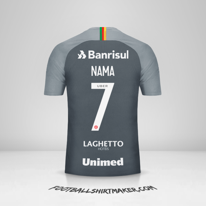Jersey Internacional 2018/19 Ketiga -  nama - 7