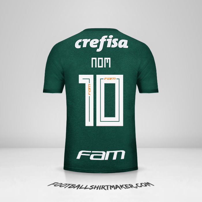 Maillot Palmeiras 2018 -  nom - 10