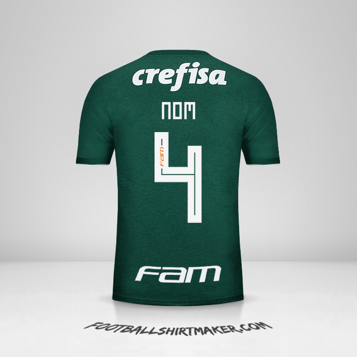 Maillot Palmeiras 2018 -  nom - 4