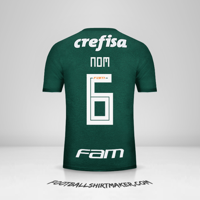 Maillot Palmeiras 2018 -  nom - 6