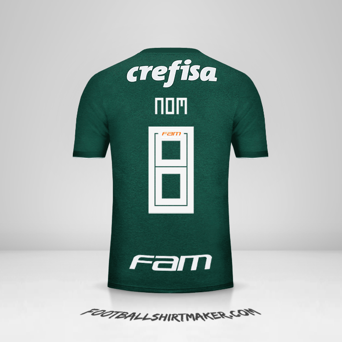 Maillot Palmeiras 2018 -  nom - 8