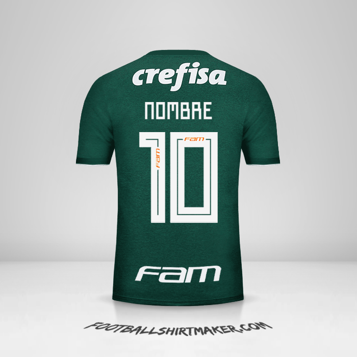 Jersey Palmeiras 2018 -  nombre - 10
