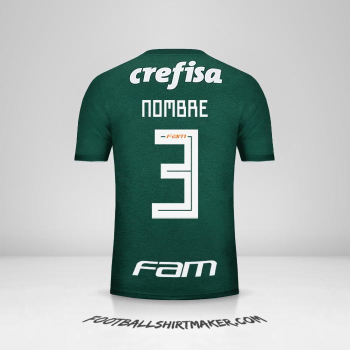 Jersey Palmeiras 2018 -  nombre - 3