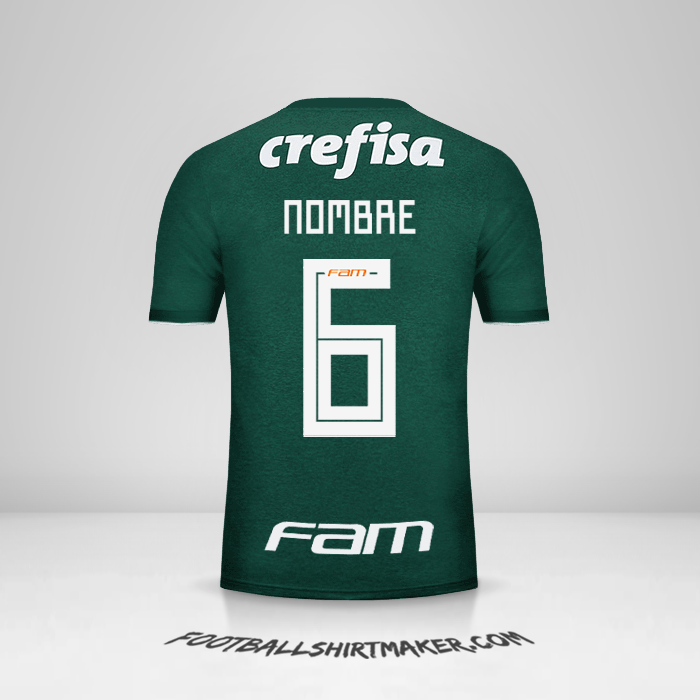 Jersey Palmeiras 2018 -  nombre - 6