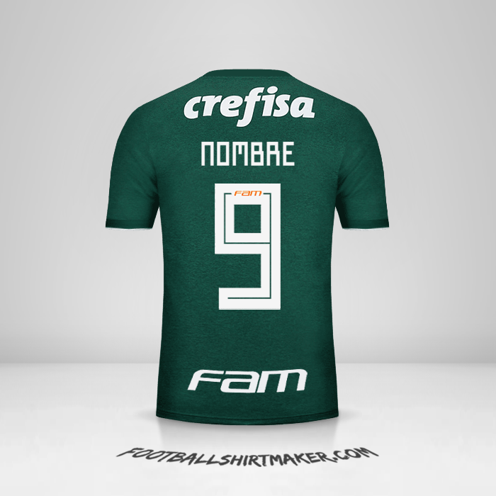 Jersey Palmeiras 2018 -  nombre - 9
