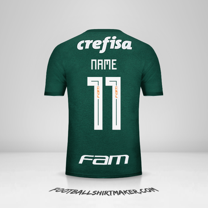 Shirt Palmeiras 2018 -  name - 11