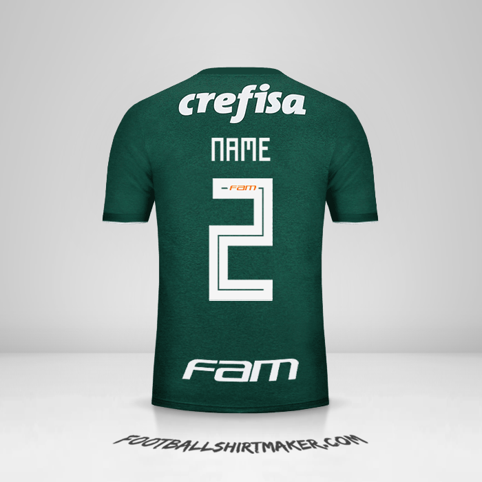 Shirt Palmeiras 2018 -  name - 2