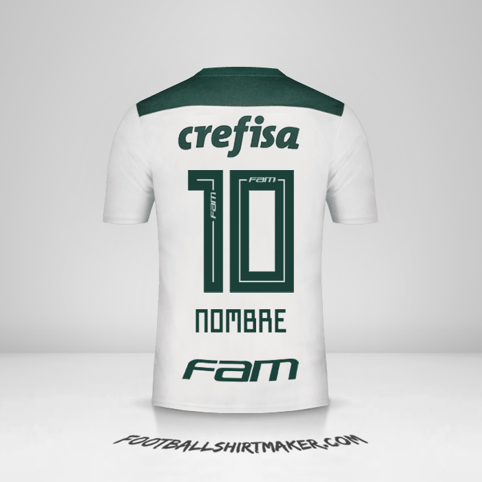 Jersey Palmeiras 2018 Visita -  nombre - 10