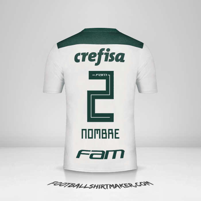 Jersey Palmeiras 2018 Visita -  nombre - 2