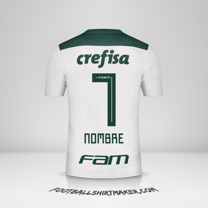 Jersey Palmeiras 2018 Visita -  nombre - 7