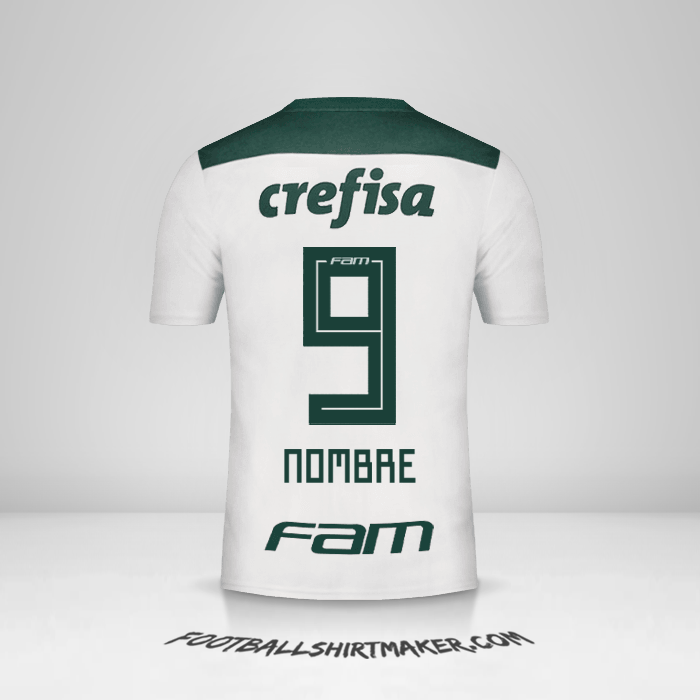 Jersey Palmeiras 2018 Visita -  nombre - 9