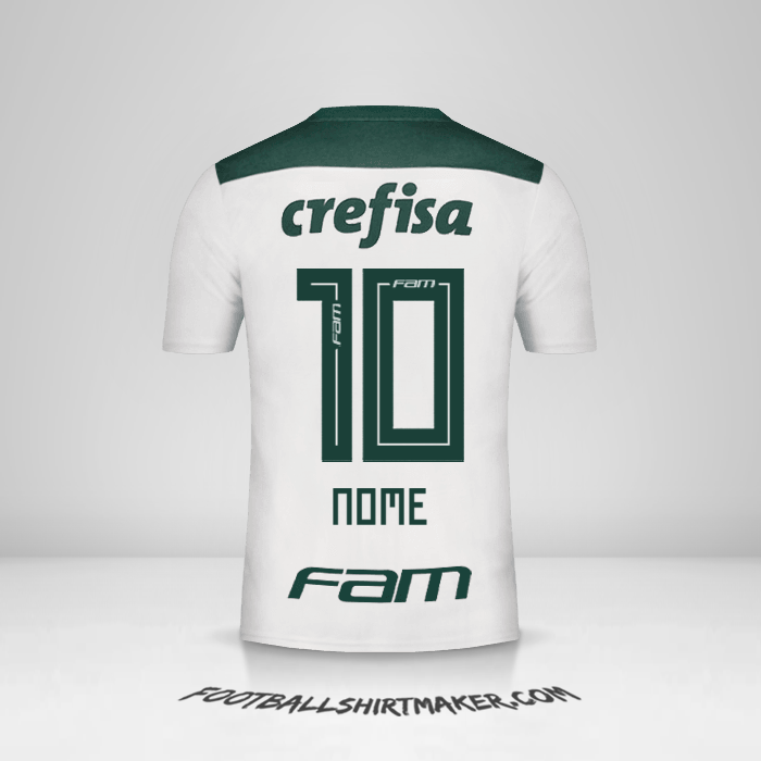 Camisola Palmeiras 2018 Alternativa -  nome - 10