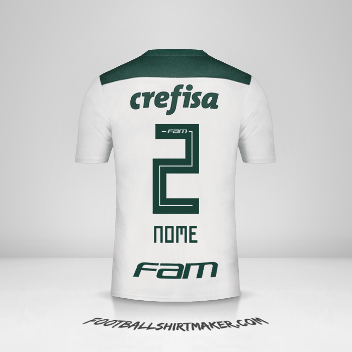 Camisa Palmeiras 2018 Alternativa -  nome - 2