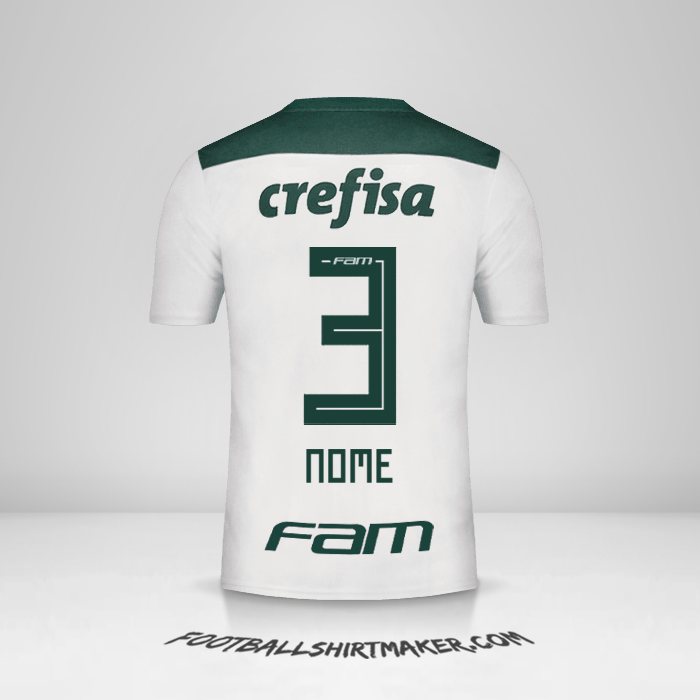 Maglia Palmeiras 2018 Seconda -  nome - 3
