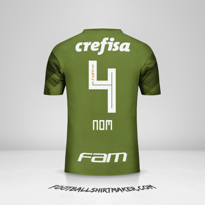 Maillot Palmeiras 2018 Troisième -  nom - 4