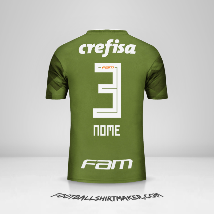 Camisa Palmeiras 2018 Terceira -  nome - 3