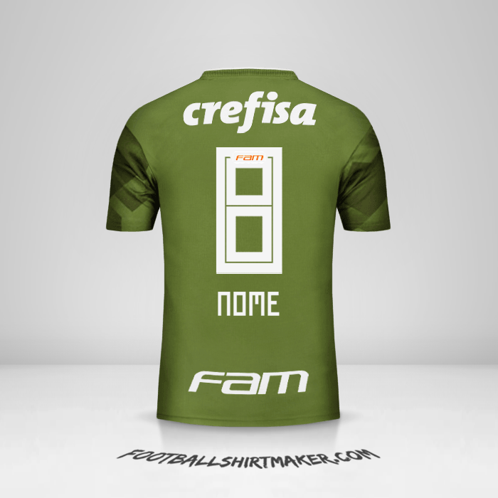 Camisola Palmeiras 2018 Terceira -  nome - 8