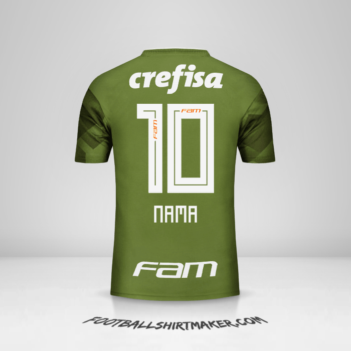 Jersey Palmeiras 2018 Ketiga -  nama - 10