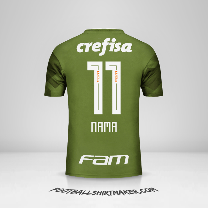 Jersey Palmeiras 2018 Ketiga -  nama - 11