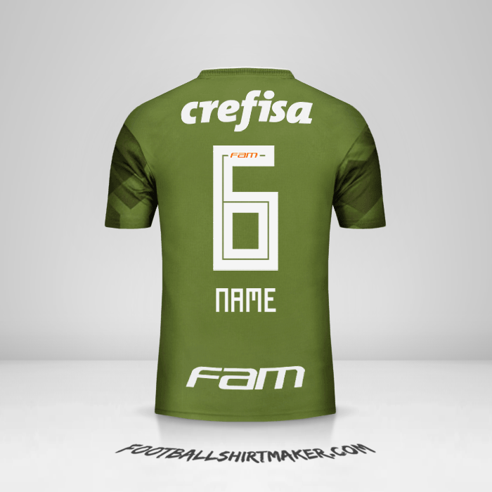 Shirt Palmeiras 2018 Third -  name - 6