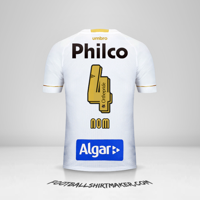 Maillot Santos FC 2018 -  nom - 4