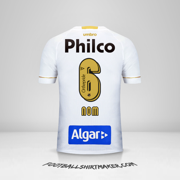 Maillot Santos FC 2018 -  nom - 6