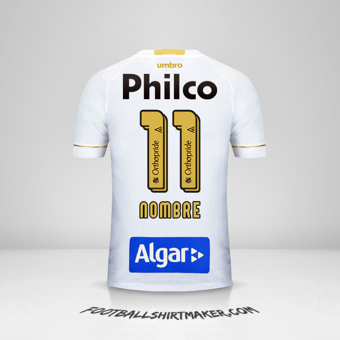 Camiseta Santos FC 2018 -  nombre - 11