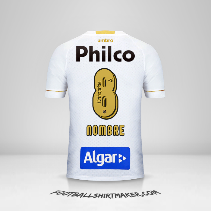 Jersey Santos FC 2018 -  nombre - 8