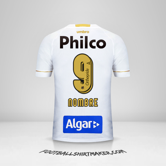 Camiseta Santos FC 2018 -  nombre - 9