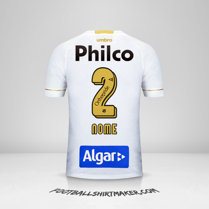 Camisola Santos FC 2018 -  nome - 2