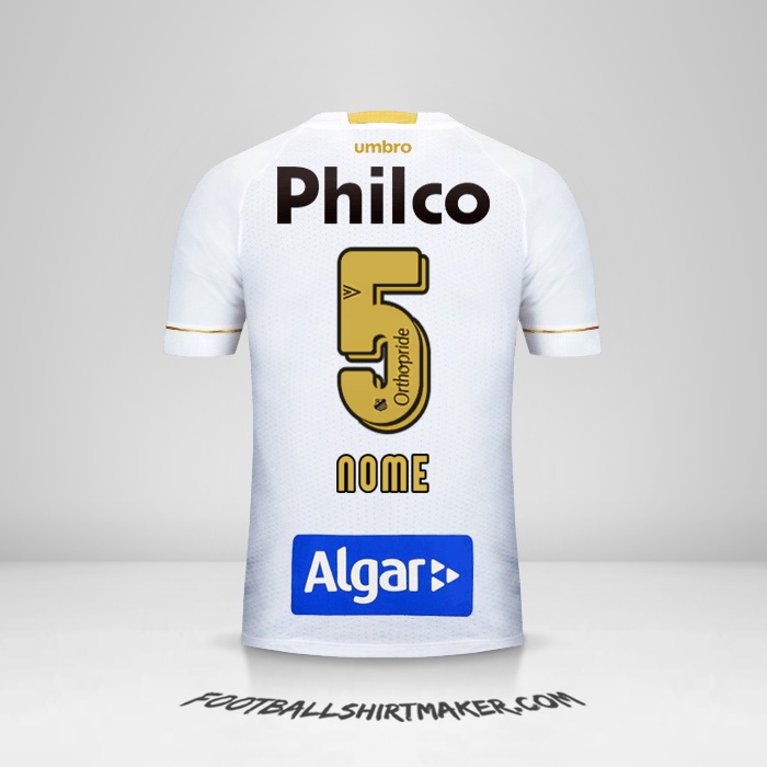 Camisa Santos FC 2018 -  nome - 5